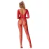 Subblime 952419 - body sexy cu strasuri sclipitoare - roșu - XS-M