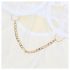 Subblime 954291 - set body transparent cu lanțuri - alb (L-XL)