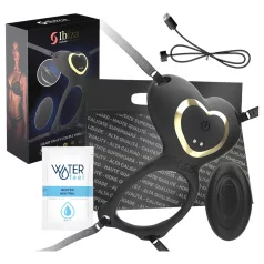 IBIZA - vibrator cu curea pentru clitoris - negru