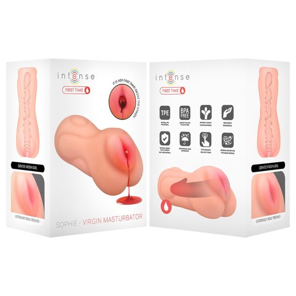 Intense First Time Sophie - masturbator vagin realist virgină - material natural