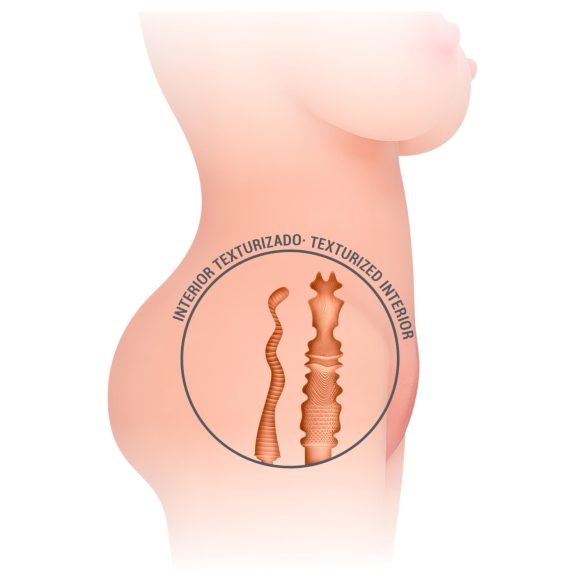 Intense Deep Touch Jesse - torsó realist pentru masturbare - silicon natur