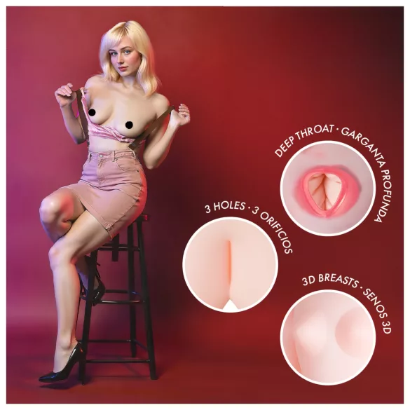 Intense Dolls Ingrid - păpușă gonflabilă erotică - latex