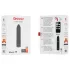 Oninder - Vibrator controlat prin aplicație (negru)