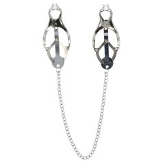 Virgite - clipsuri pentru sfârcuri (argintiu)