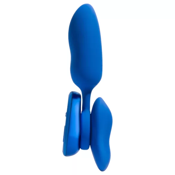 Platanomelón Mobi - set vibrator wireless cu acumulator - 2 piese - albastru