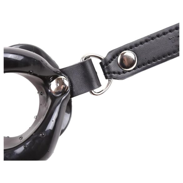 Latetobed - căluș cu formă de gură - silicon - negru