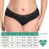 Adalet Natura Super - chiloți menstruali (negru) - M