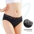 Adalet Natura Super - chiloți menstruali (negru) - M