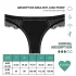 Adalet Flora - chiloți menstruali - absorbant normal - negru - M