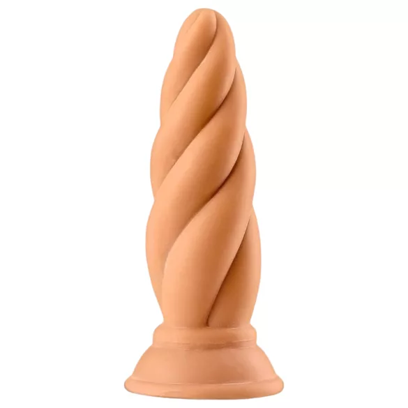 Max & Co Felix - plug anal spiralat - 15cm - culoare naturală