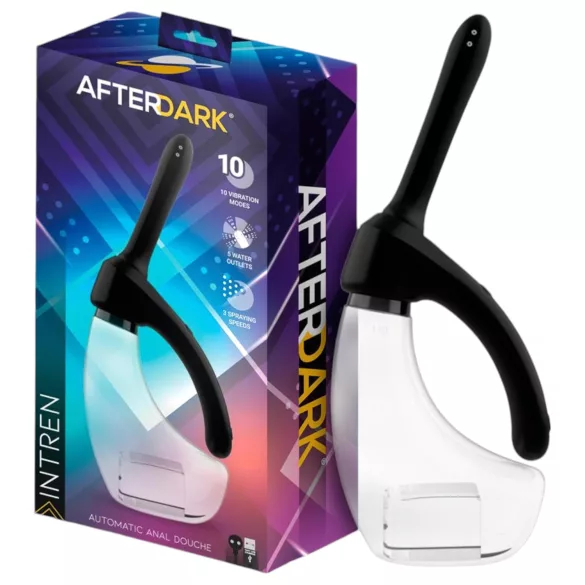 Afterdark - irigator anal automat cu vibrații - transparent