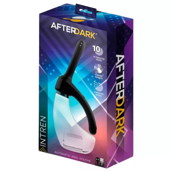 Afterdark - irigator anal automat cu vibrații - transparent