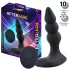 AfterDark - vibrator prostată - masaj stimulator - silicon negru