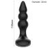 AfterDark - vibrator prostată - masaj stimulator - silicon negru