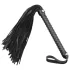 Latetobed - bici texturat pentru spanking - piele neagră 48cm