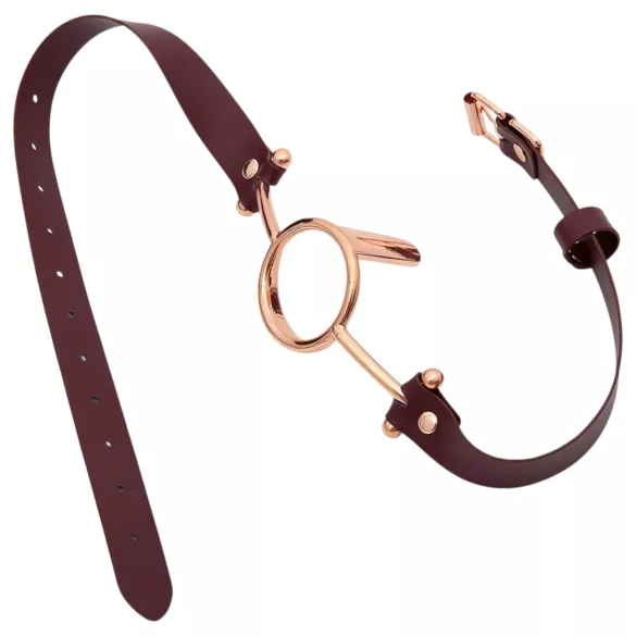 Latetobed - muștiuc cu inel - piele maro