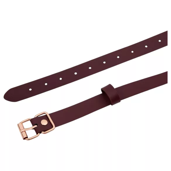 Latetobed - muștiuc cu inel - piele maro