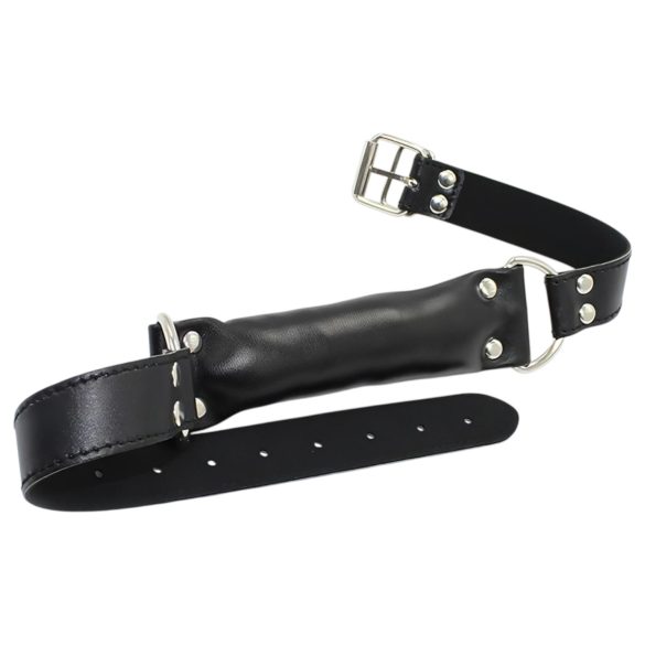 Latetobed - muștiuc cu perniță - piele ecologică negru