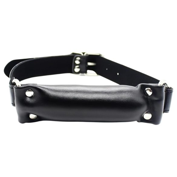 Latetobed - muștiuc cu perniță - piele ecologică negru