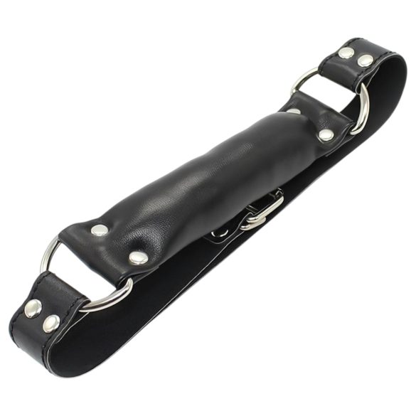 Latetobed - muștiuc cu perniță - piele ecologică negru