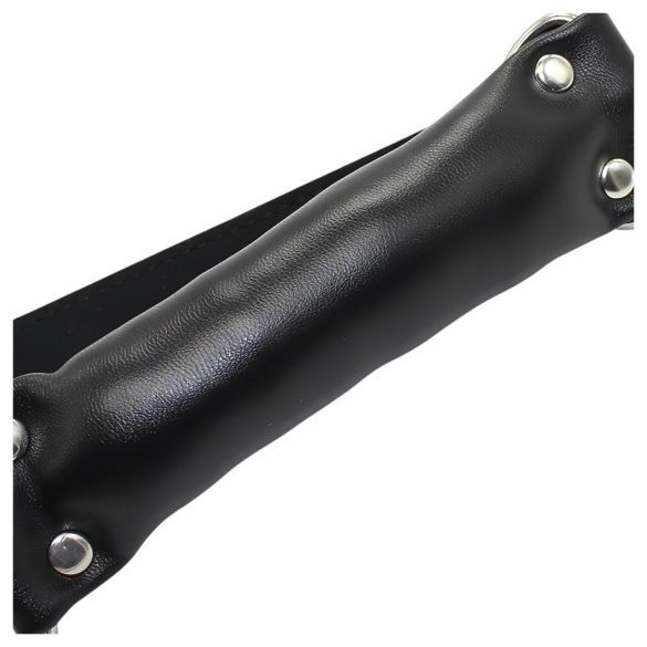 Latetobed - muștiuc cu perniță - piele ecologică negru