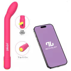   Adalet Gently - Vibrator pentru punctul G și prostată controlat prin aplicație (roz)