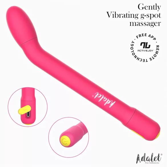 Adalet Gently - vibrator inteligent punct G și prostată - roz