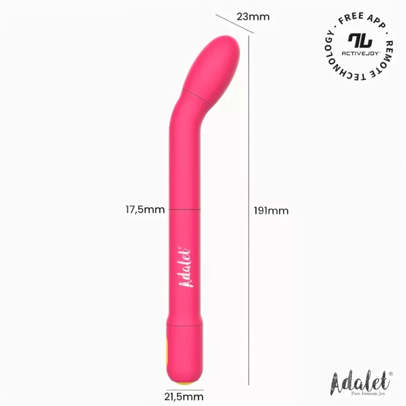 Adalet Gently - vibrator inteligent punct G și prostată - roz