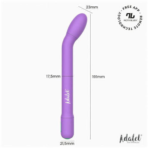 Adalet Gently - vibrator inteligent punct G și prostată - mov