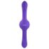 Evolved Our Gyro Vibe - vibrator dual reîncărcabil cu vibrații (mov)
