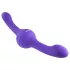 Evolved - vibrator dublu cu vibrații intense, reîncărcabil - mov