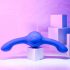 Evolved Our Gyro Vibe - vibrator dual reîncărcabil cu vibrații (mov)