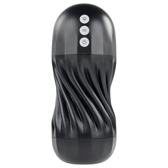 Playboy Solo Stroker - masturbator cu aspirație (negru)