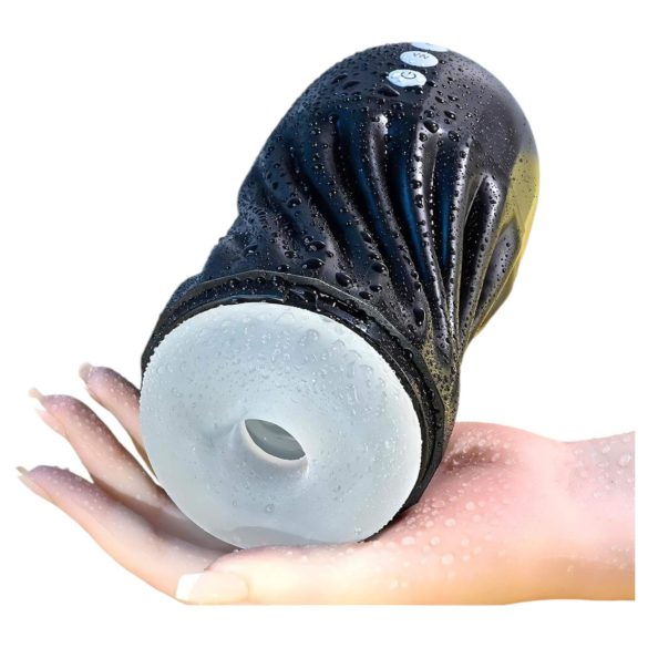 Playboy Solo Stroker - masturbator cu aspirație (negru)