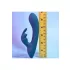 Playboy Rabbit - vibrator turcoaz, cu braț clitoridian, reîncărcabil, rezistent la apă.