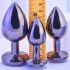 Playboy - Set de pluguri anale - 3 piese (argintii)