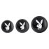Playboy - Set de pluguri anale - 3 piese (argintii)