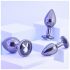 Playboy - Set de pluguri anale - 3 piese (argintii)