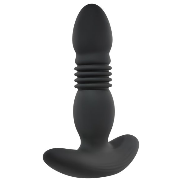 Playboy - vibrator anal cu impulsuri, reîncărcabil - negru