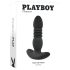 Playboy - vibrator anal reîncărcabil cu impulsuri (negru)