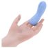Evoluat - vibrator texturat pentru degete (albastru)