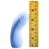 Evoluat - vibrator texturat pentru degete (albastru)