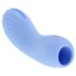 Evoluat - vibrator texturat pentru degete (albastru)