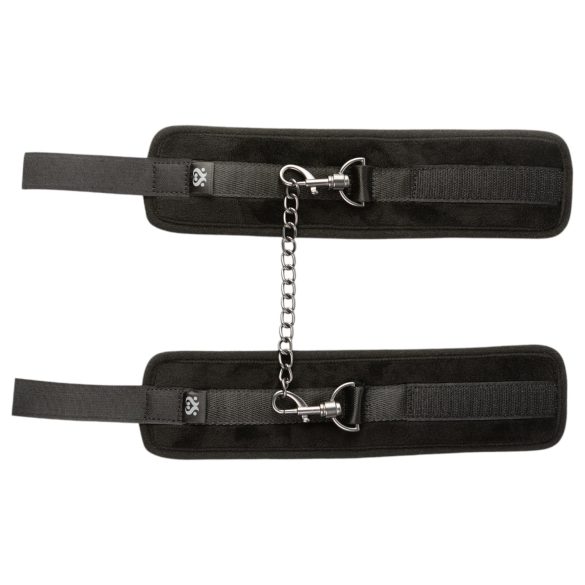 Sei Mio - cătușe pentru glezne - piele ecologică - negru