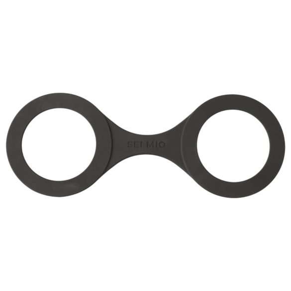 Sei Mio - cătușe siliconice - L - negru