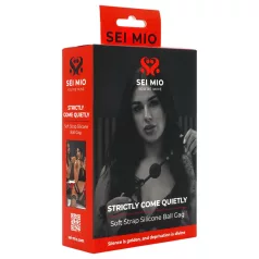 Sei Mio - suzetă cu bilă - silicon negru