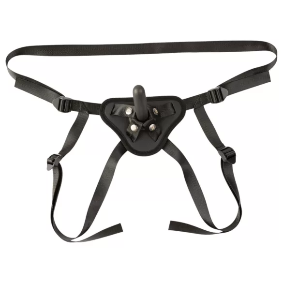 Sei Mio - dildo cu ham pentru strap-on - 12,5 cm - negru