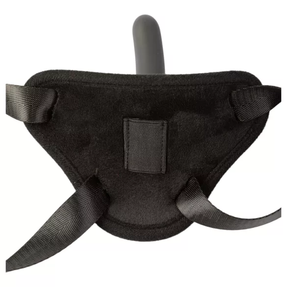 Sei Mio - dildo cu ham pentru strap-on - 12,5 cm - negru