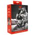 Sei Mio - dildo cu ham de 15cm (negru) pentru jocuri intense