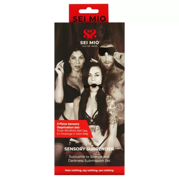 Sei Mio - Set BDSM avansat - negru